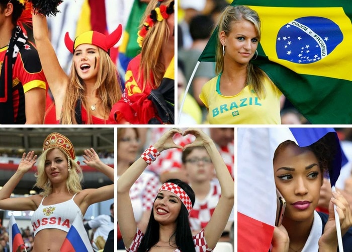 world cup soccer fans girls